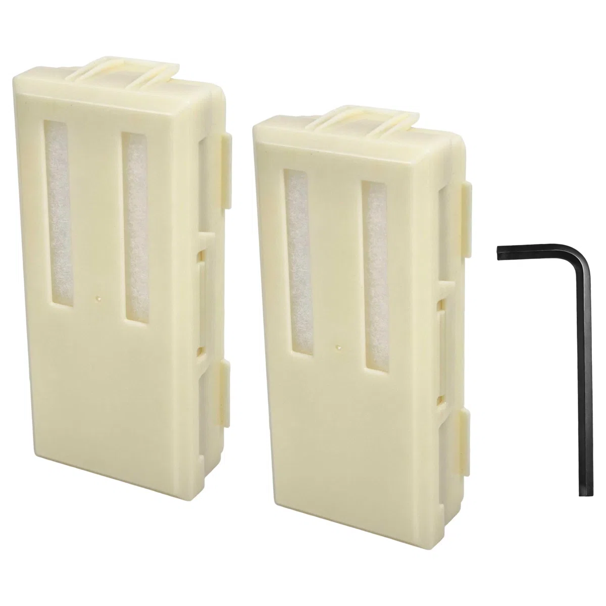 vhbw 4x Filtro HEPA compatibile con Dyson Airblade V HU02, AB12 asciugatore per mani - H13, giallo