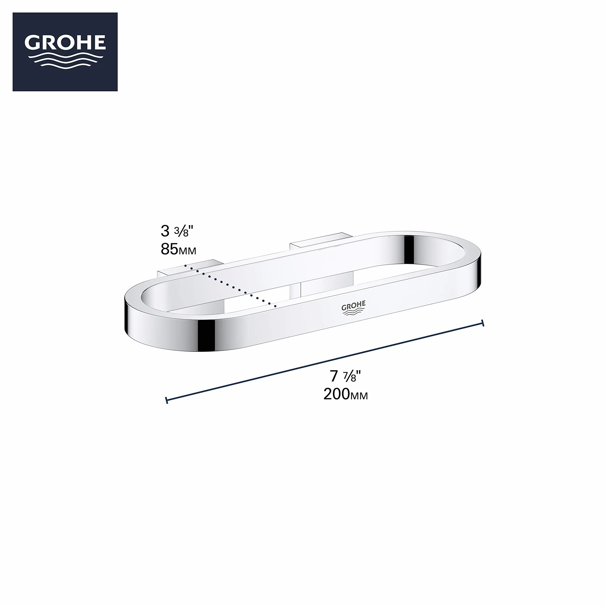 GROHE Selection Porta Salviette ad Anello, Cromo