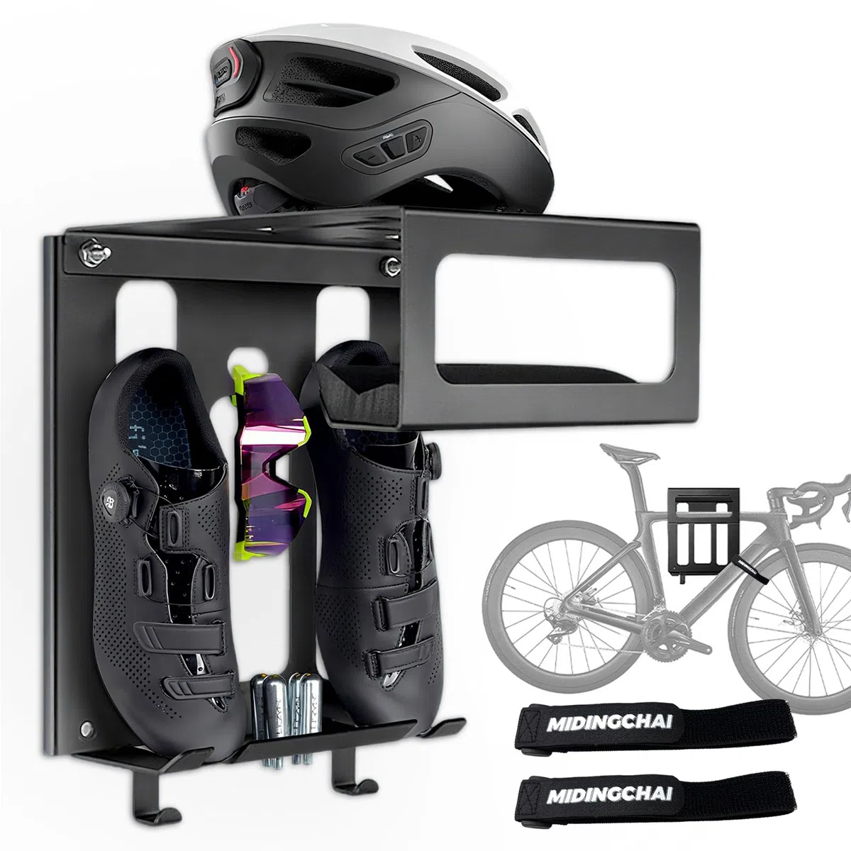 Supporto da parete per bicicletta, supporto da parete per bicicletta, supporto da parete, supporto per bicicletta, carico massimo 20 kg