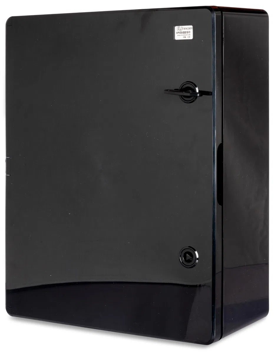 BOXEXPERT Custodia in plastica ABS, IP65, custodia a parete, custodia vuota, 500x400x180mm, nero, custodia serie Fleet