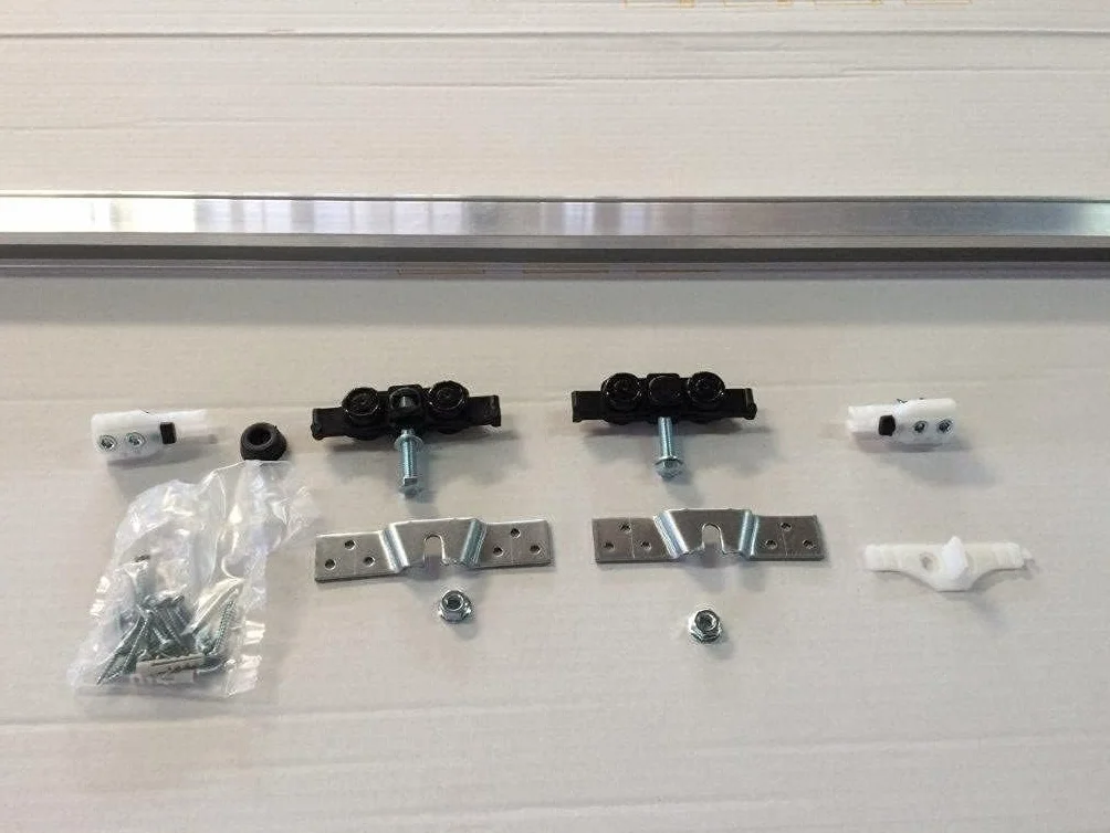 BINARIO KIT PER PORTA SCORREVOLE portata KG.80 (250 cm)