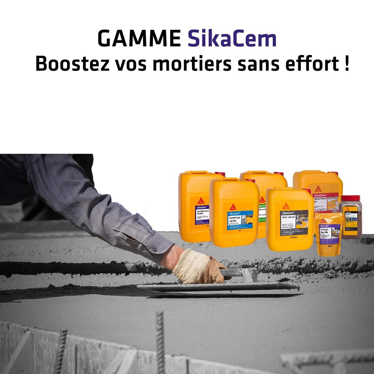 Sika Francia S.A.S 546293 superplastifiant per Mortai e cemento, marrone