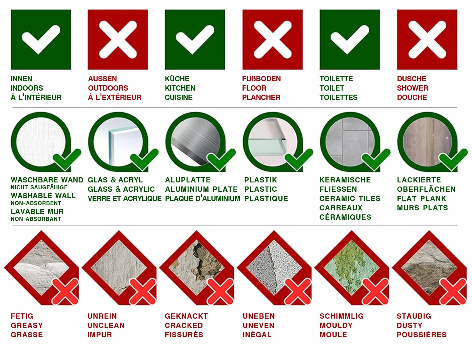 Dimex Pellicola autoadesiva per parete posteriore della cucina, motivo: isola della Thailandia, 260 x 60 cm, pellicola adesiva decorativa, paraspruzzi per cucina, Made in EU