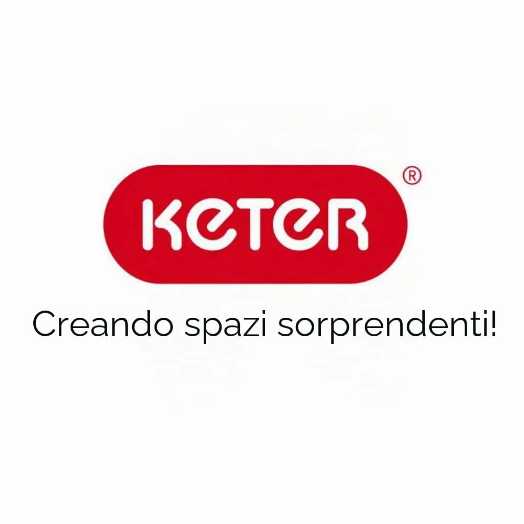 Keter Armadio Jolly Portascope, 3 Ripiani Regolabili, Grigio/Nero, 68x39x166H cm