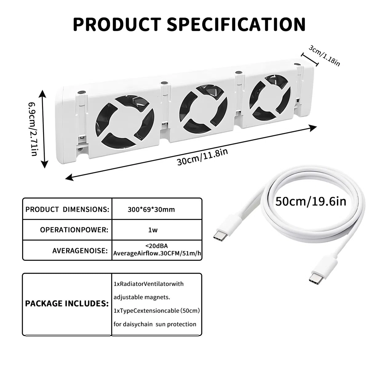 Ventilatore Per Termosifone, Set Mono Di Ventole Per Radiatori, Ventole Per Termosifoni, Booster Di Riscaldamento Di Lunga Durata, Per Risparmiare Energia E Costi Di Riscaldamento (Set Mono)