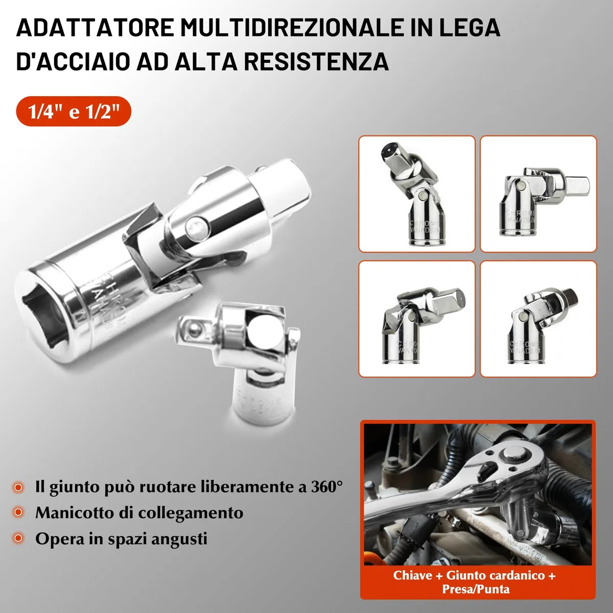 ISE 108 Pezzi Cassetta Attrezzi Completa, Set Attrezzi da Lavoro Include Cacciaviti, Accessori, Chiavi a Bussola e Chiavi a Cricchetto, Ideale per Fai da Te e Uso Domestico