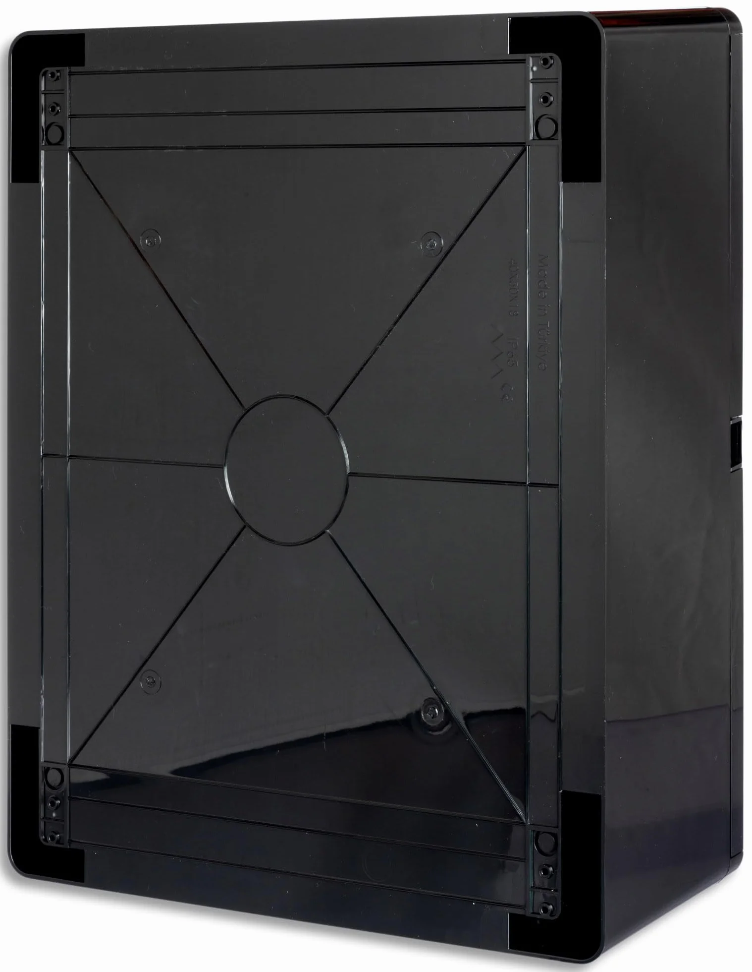 BOXEXPERT Custodia in plastica ABS, IP65, custodia a parete, custodia vuota, 500x400x180mm, nero, custodia serie Fleet