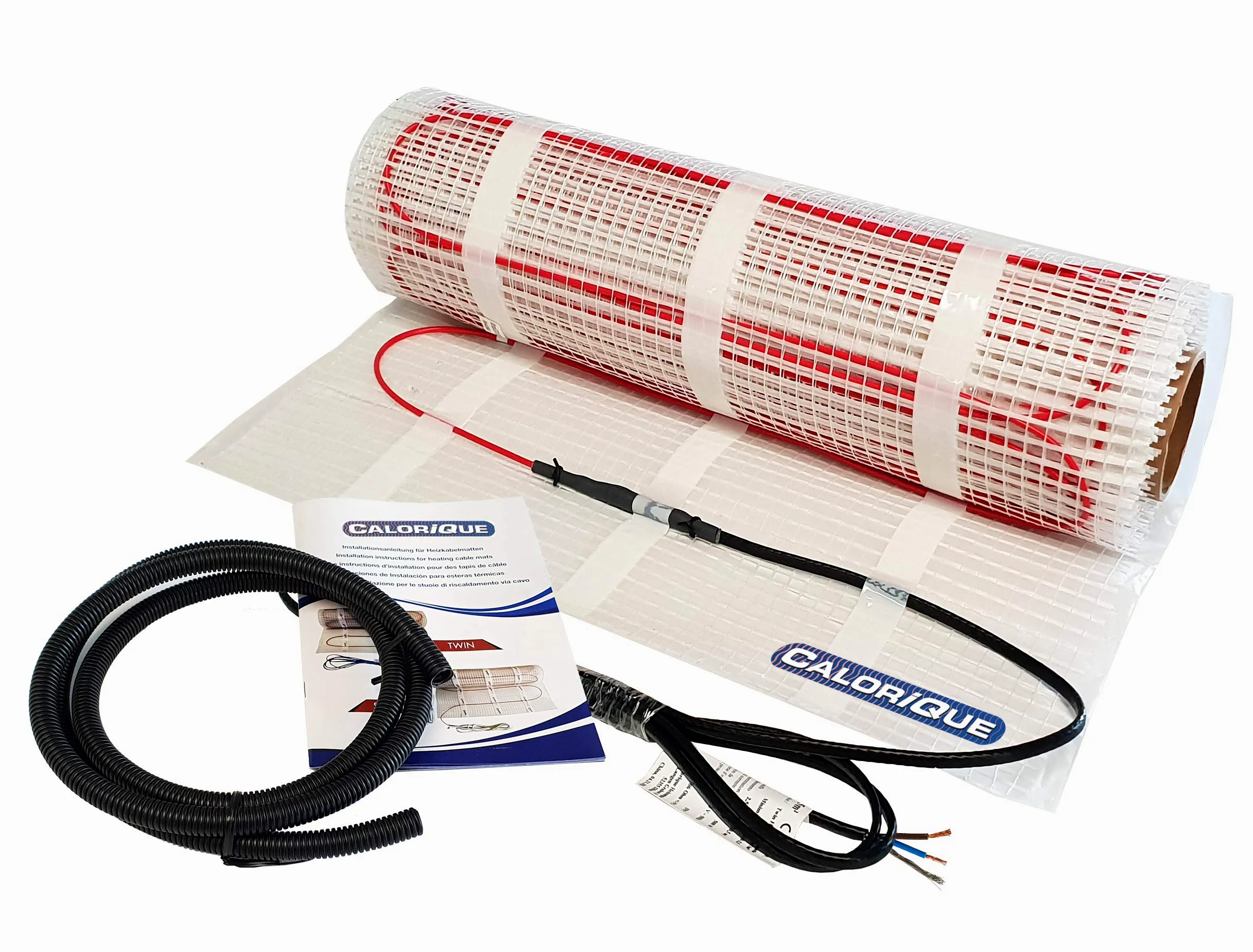 Tappetino per riscaldamento elettrico CALORIQUE - Dimensioni diverse 10,0 m² - Riscaldamento a pavimento elettrico efficiente 150 W/m² - Tecnologia TWIN - Fonti di energia rinnovabile [A+++]