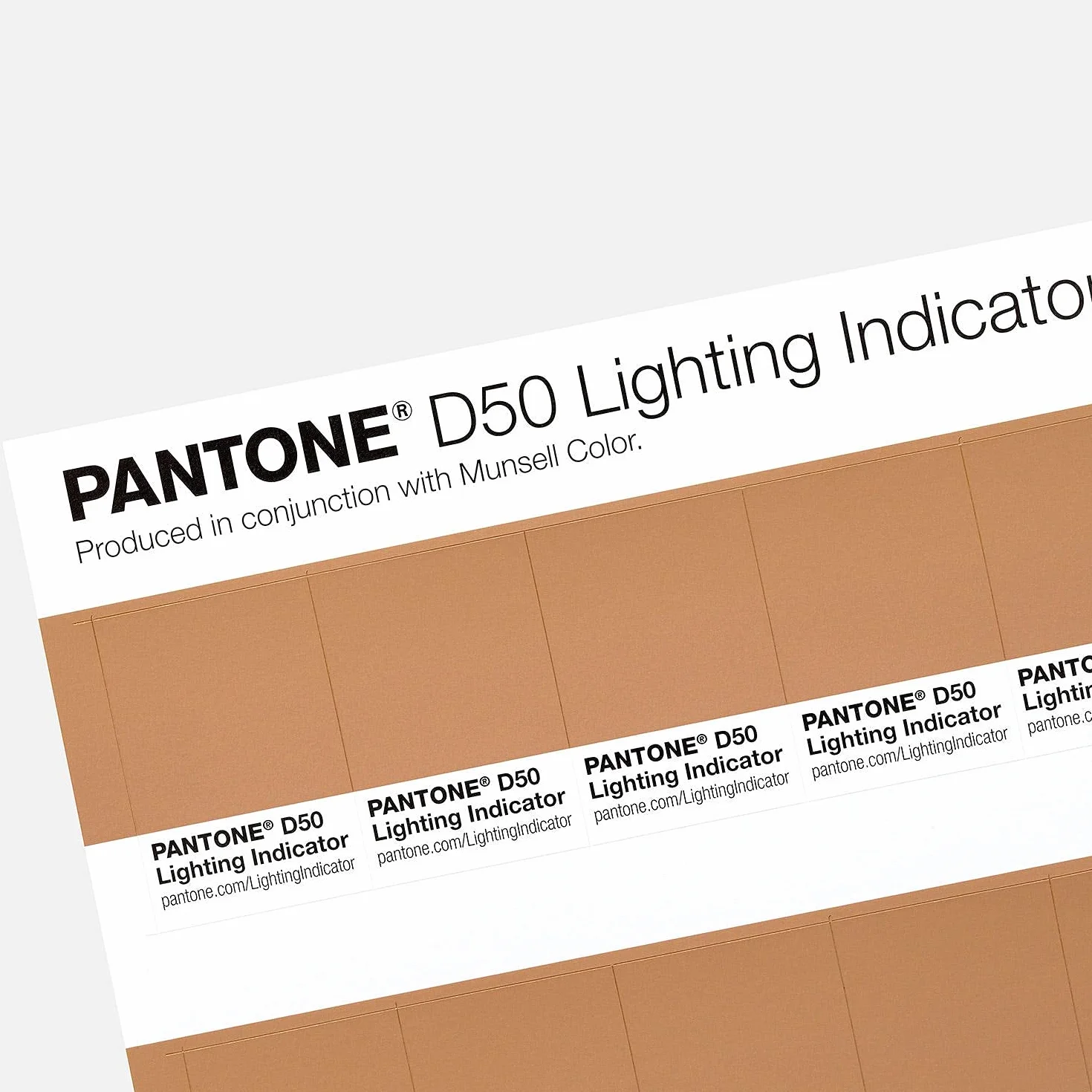 Pantone LNDS-1PK-D50 Lighting Indicator Adesivi D50