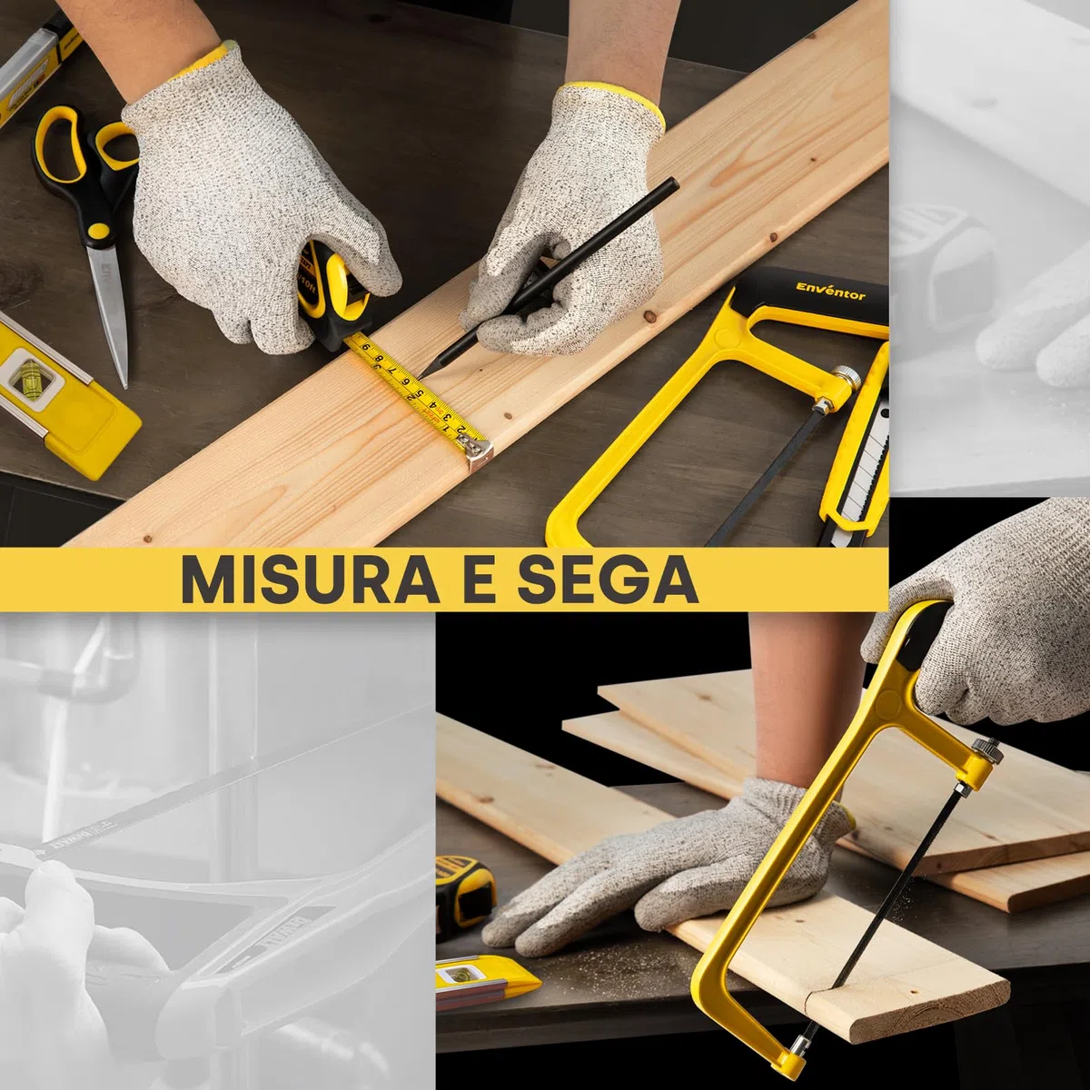 Enventor Cassetta Attrezzi Completa 280 Pezzi, Set Attrezzi da Lavoro con Set Cacciavite Chiavi a Chiavi a Bussola, Valigetta Attrezzi Completa Riparazioni e Progetti Domestici Generali