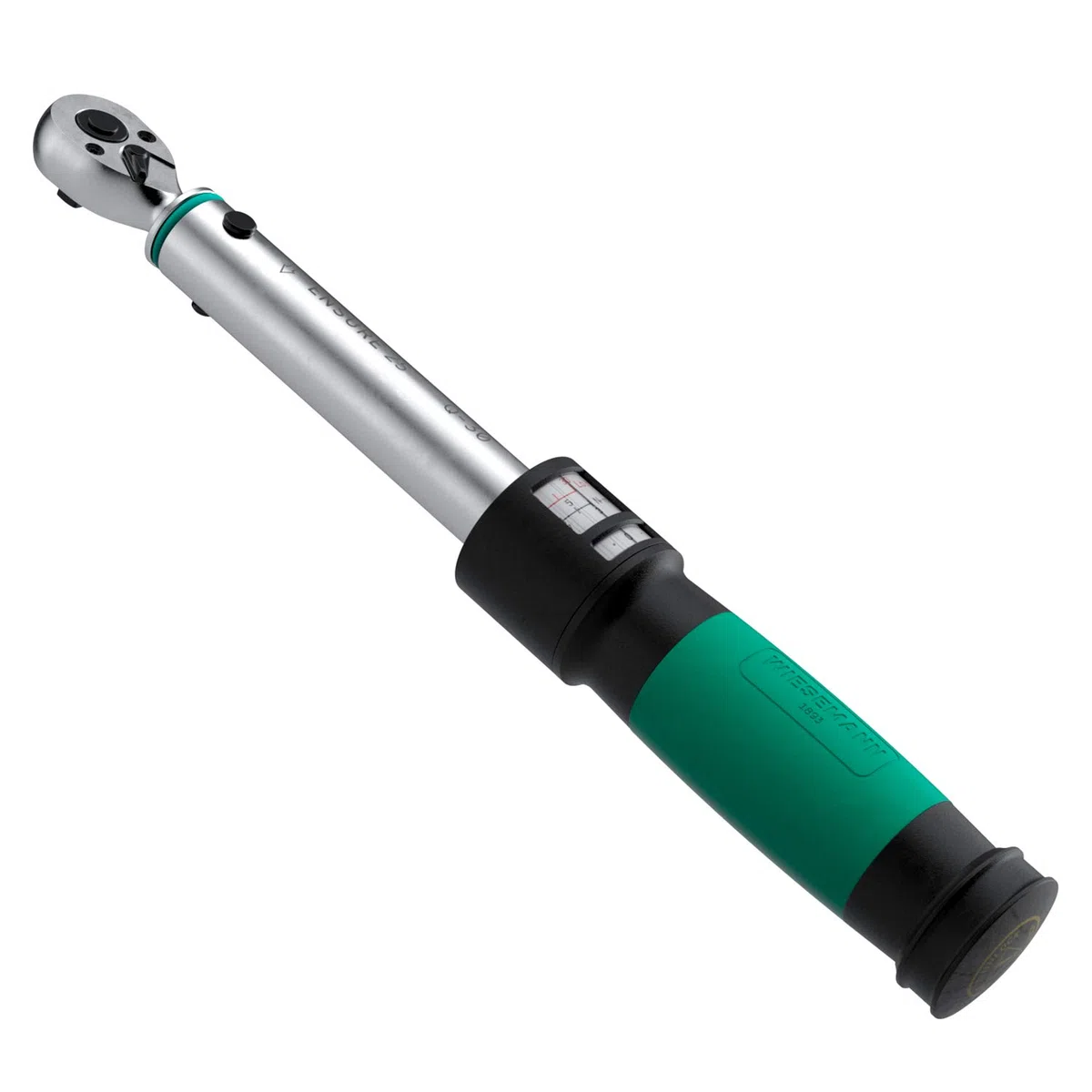 Chiave dinamometrica bicicletta 1/4 pollice 3-25Nm Serie ENSURE di WIESEMANN 1893 I Chiave dinamometrica a doppia graduazione e serraggio a destra I In acciaio cromato Q-30 I In pratica custodia I