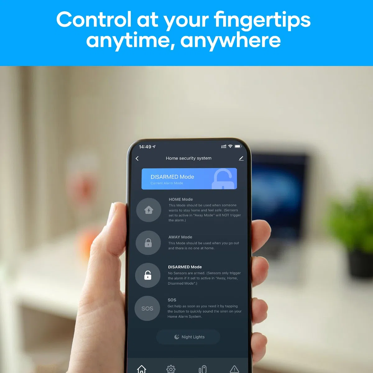 AGSHOME Allarme Casa Senza Fili, Sistema di Allarme Casa Senza Fili, antifurto casa wireless Con 1 Sirena, 5 Sensori Per Porte E Finestre E 2 Telecomandi, Tramite App, Compatibile con Alexa