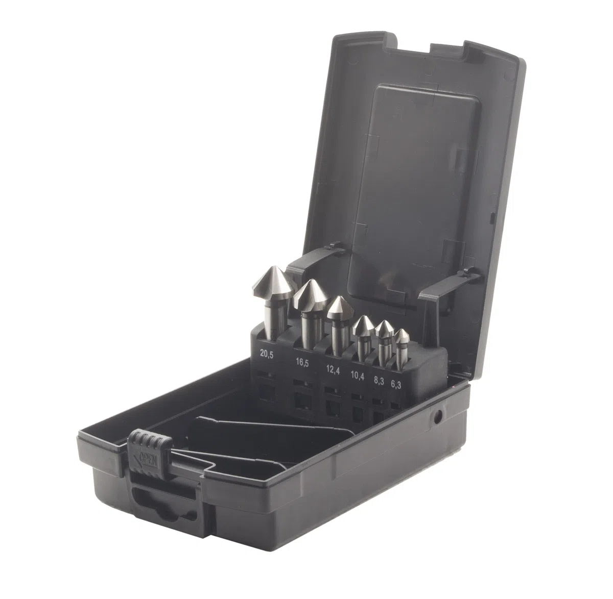 Krino 01270107 - Set Svasatori HSS Per Acciaio e Metalli - 6 Pezzi