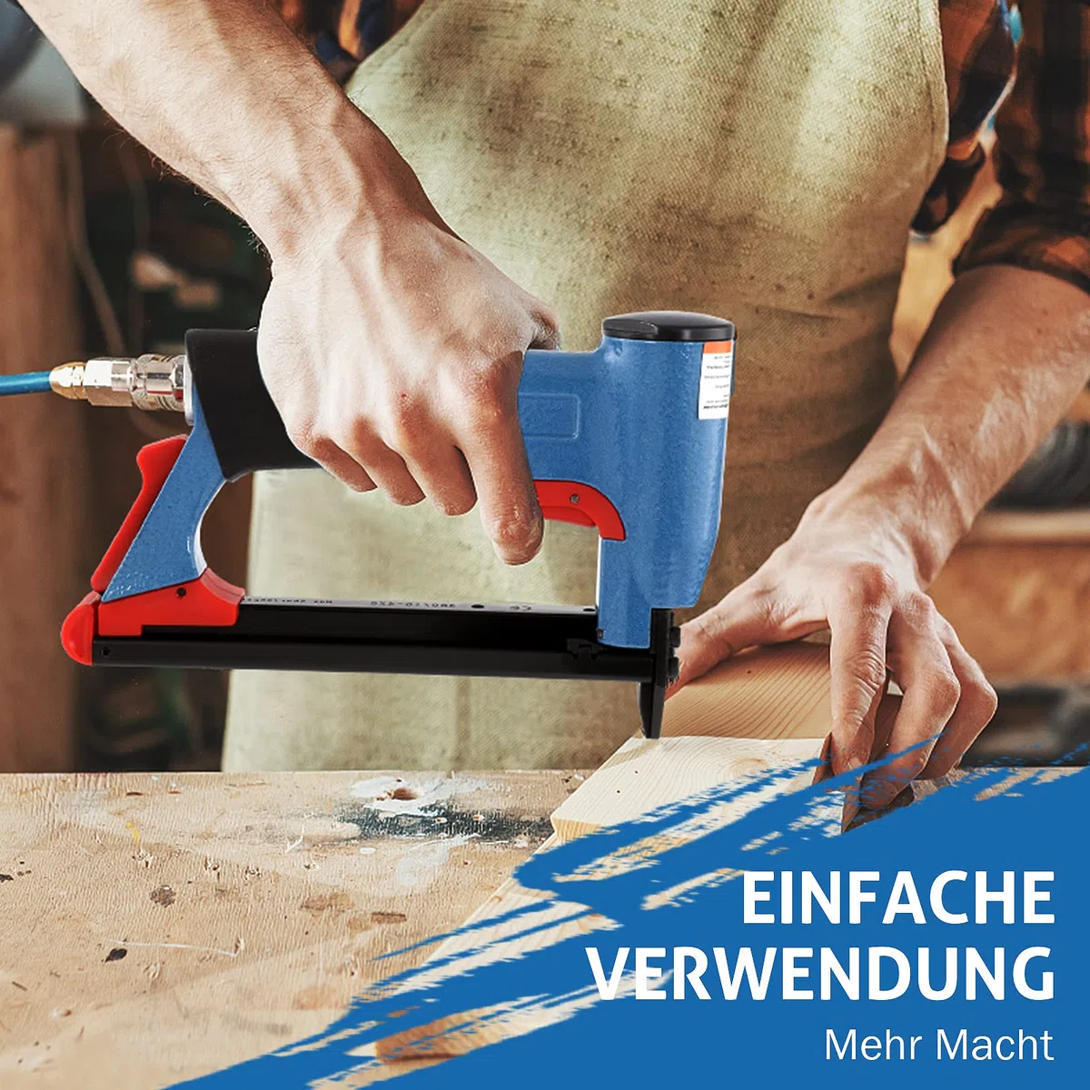 Pistola elettrica per unghie, pistola pneumatica Dyna-Living, pistola pneumatica, pistola ad aria compressa, pistola elettrica Brad Nailer, lavorazione del legno, progetti fai da te