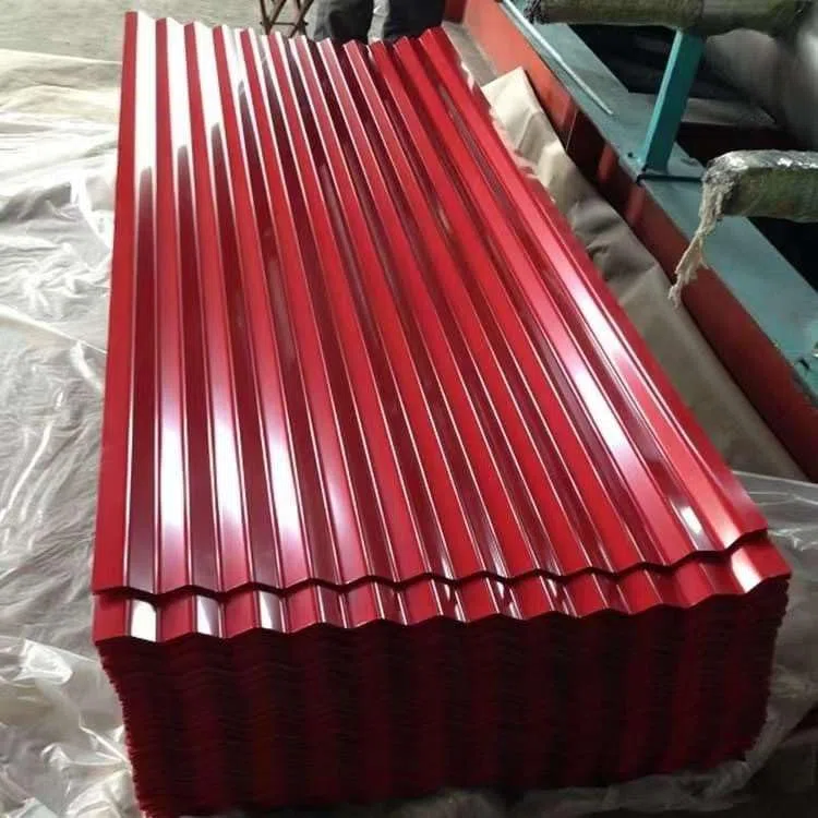 PZ 5 LAMIERA ROSSA ZINCATA ONDULATA A FOGLIO 200x90 CM - SPESS. 0,25 mm COPERTURA