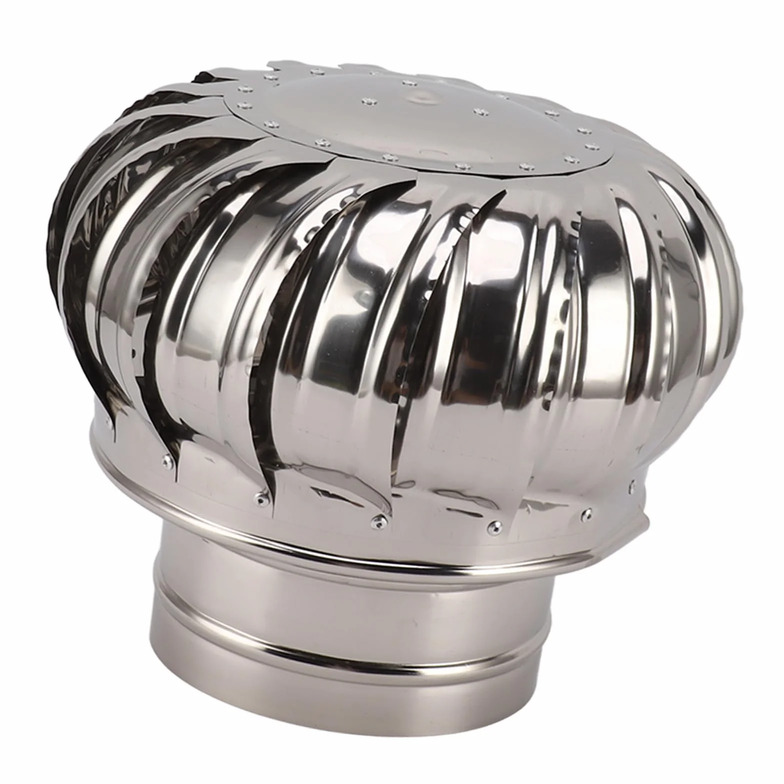 SEAFRONT Comignolo Girevole in Acciaio Inox per Ventilazione Anti-spiffero, Migliora L'efficienza di Combustione, per Uso Domestico e Commerciale (Tipo 200 Addensato)
