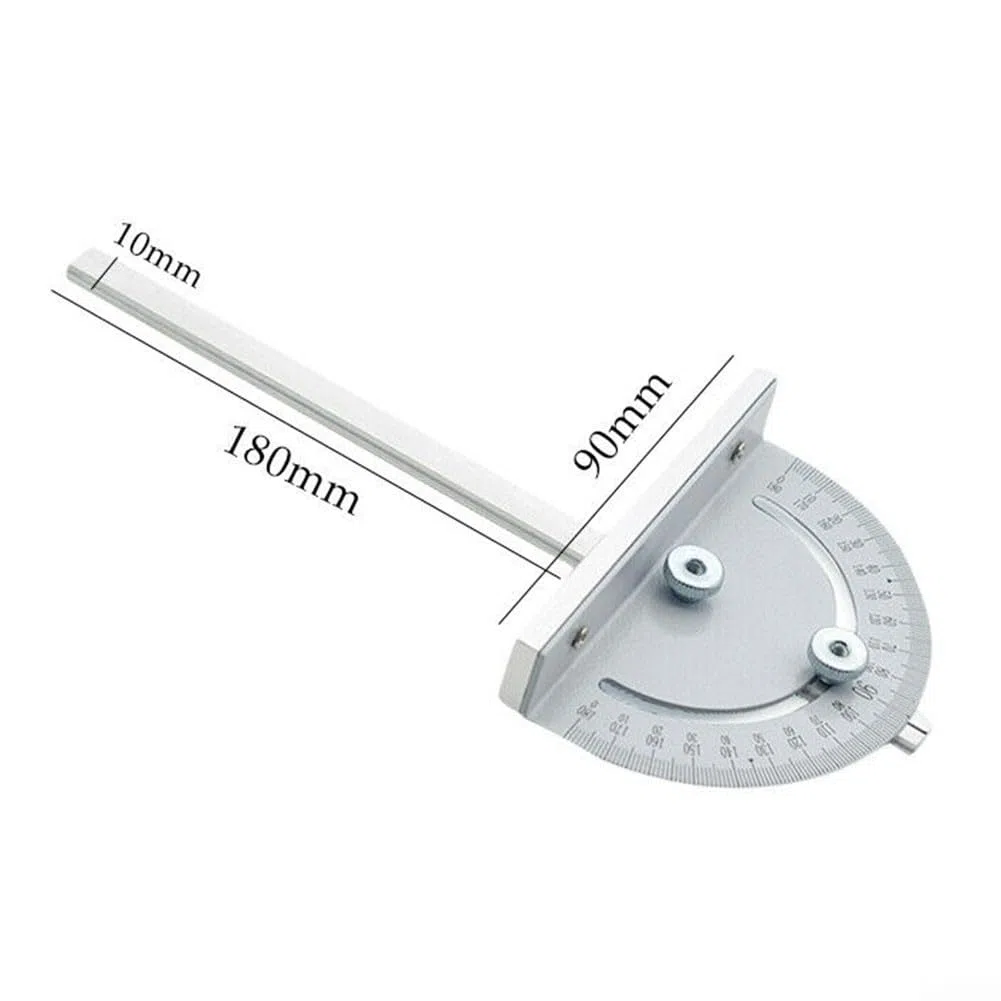 Piastra di inserimento per fresatrice, piastra in alluminio per lavorazione del legno, tavola ribaltabile per macchina da taglio, piastra per inserto per fresatura del legno, con calibro per mitra