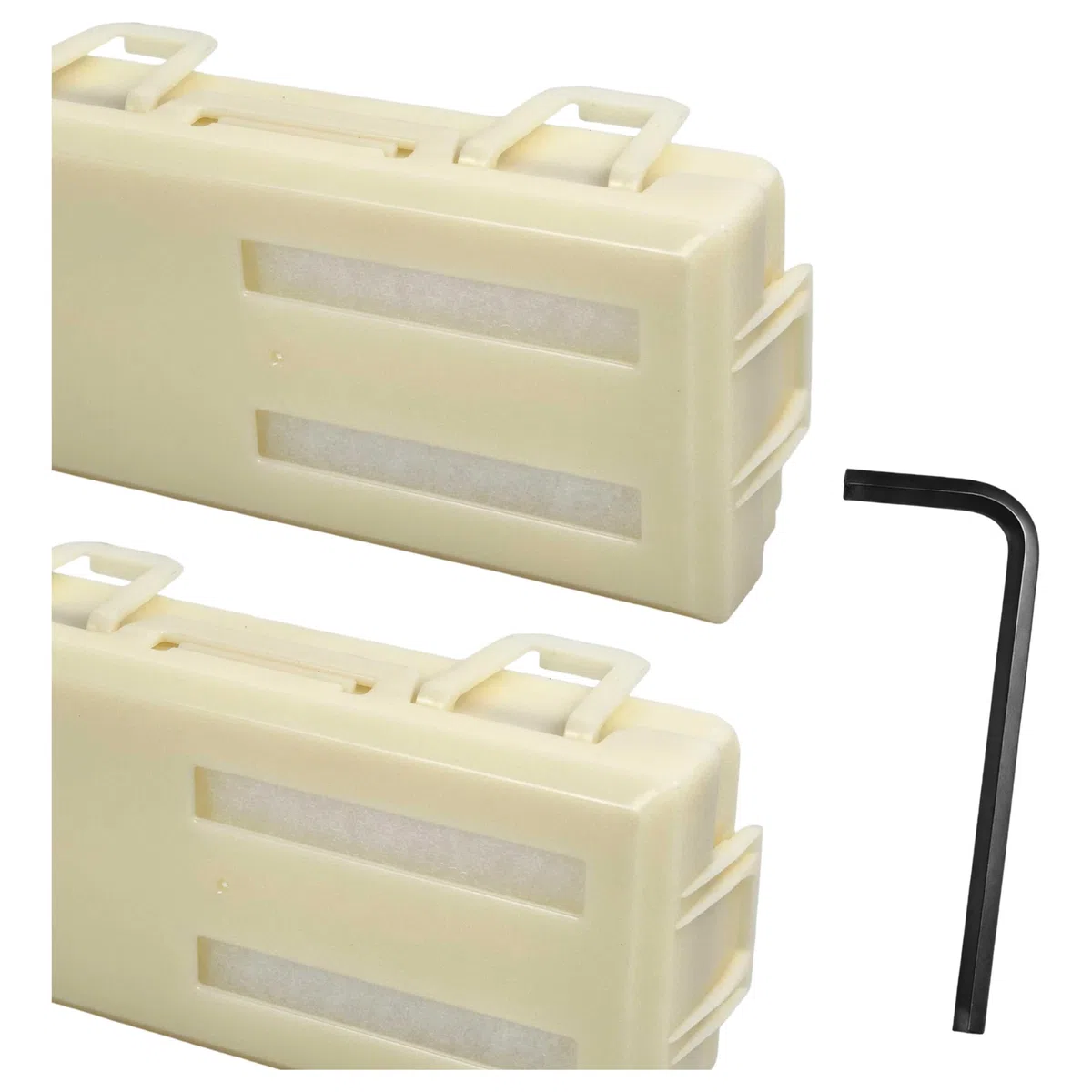 vhbw 4x Filtro HEPA compatibile con Dyson Airblade V HU02, AB12 asciugatore per mani - H13, giallo