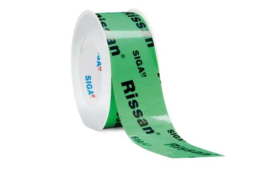 Siga Rissan 60-2 rotoli di nastro sigillante resistente all'acqua, 60 mm x 25 m, per frenare il vapore