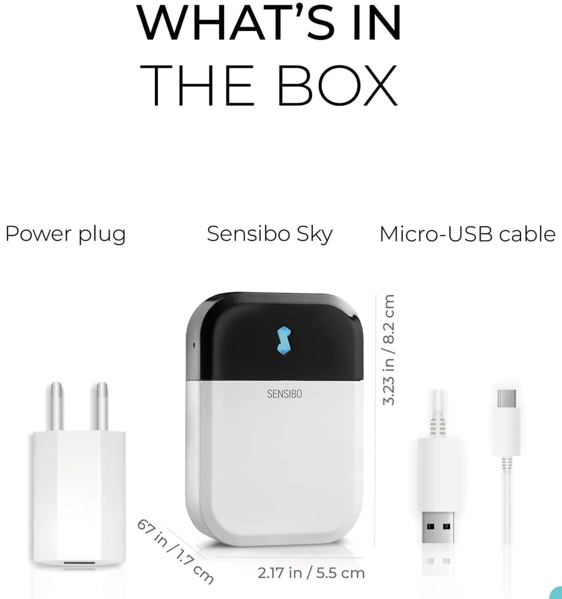 Sensibo Sky 3 Pack, Smart Home Air Conditioner System - Quick & Easy Installation. Maintains Comfort with Energy Efficient App - Automatic On/Off. Wifi, Google, Alexa and Siri.