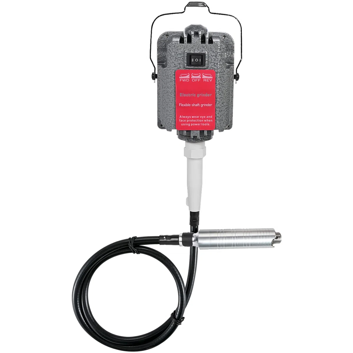 VEVOR Mulino Flessibile Sospeso SR 230w, Albero Motore Flessibile per Incisione SR con Preciso Mandrino a Tre Griffe, con Motore in Rame Puro, per Riparazione, Perforazione, Molatura, Lucidatura