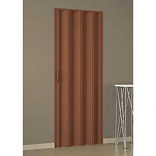 PORTA A SOFFIETTO RIGI cm 82 x 210 - colore mogano