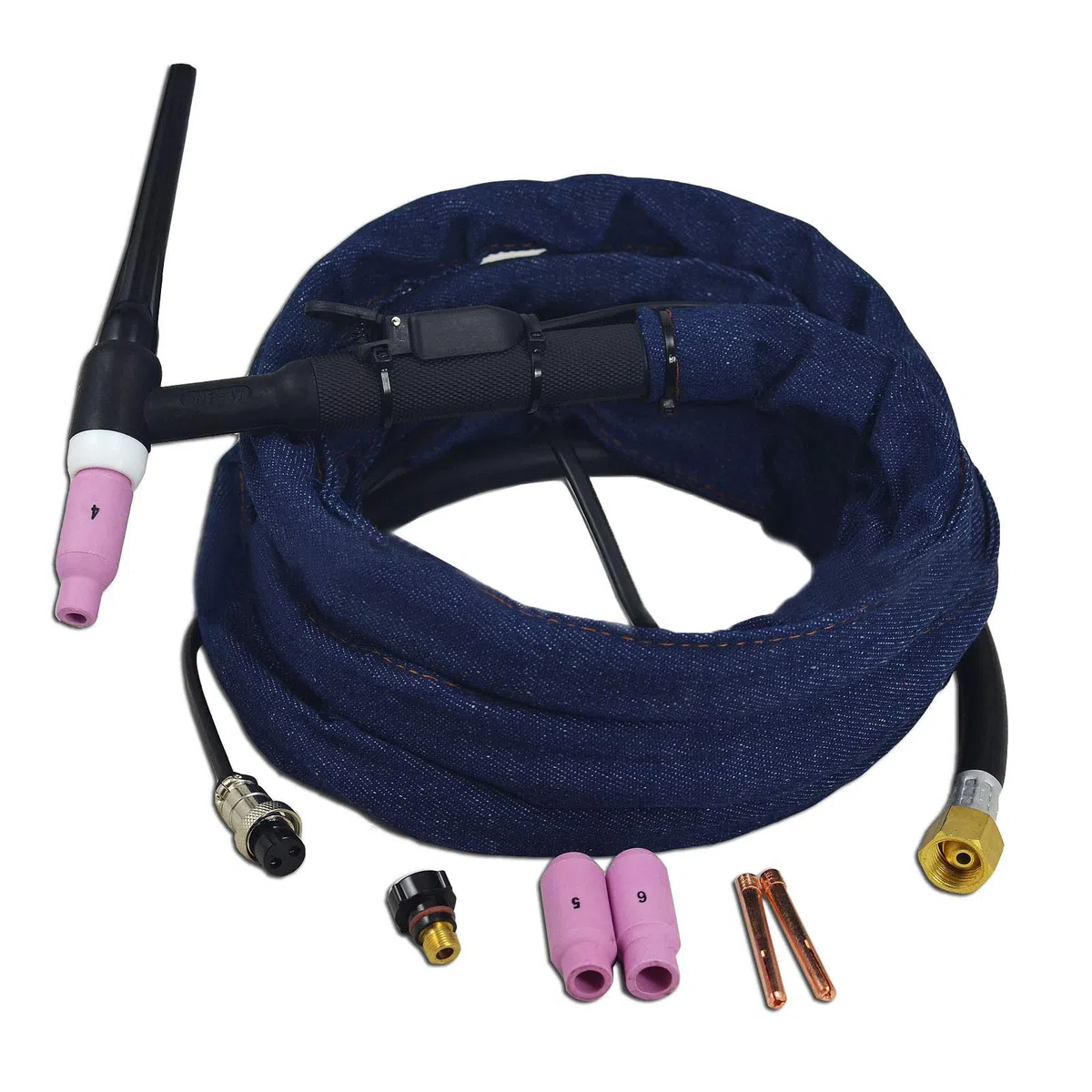 RIVERWELD WP-17 SR-17 150Amp Torcia per saldatura Tig raffreddata ad aria completa Cowboy Cover 4 metri 12 piedi