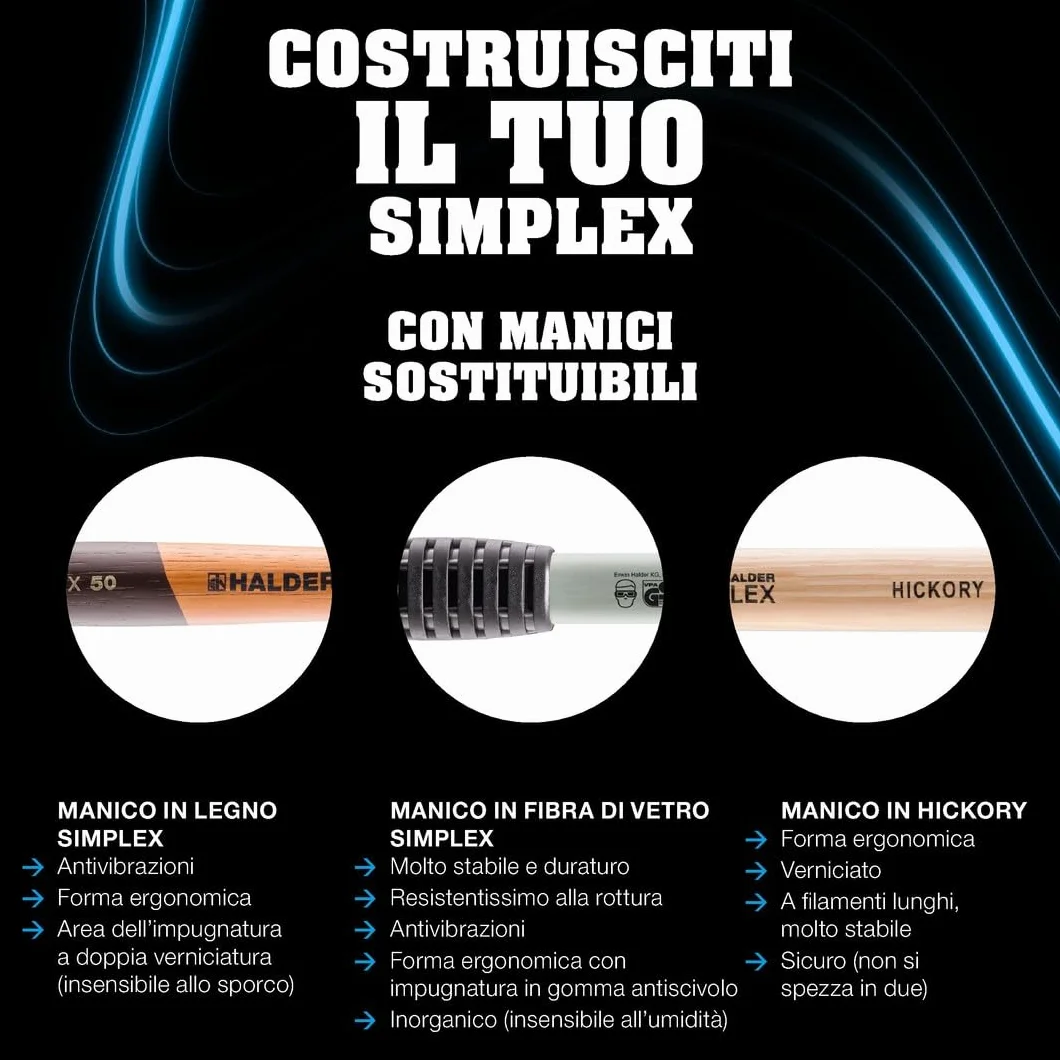 Da Martello Simplex 80 Mm Gomma/Superp. Halder