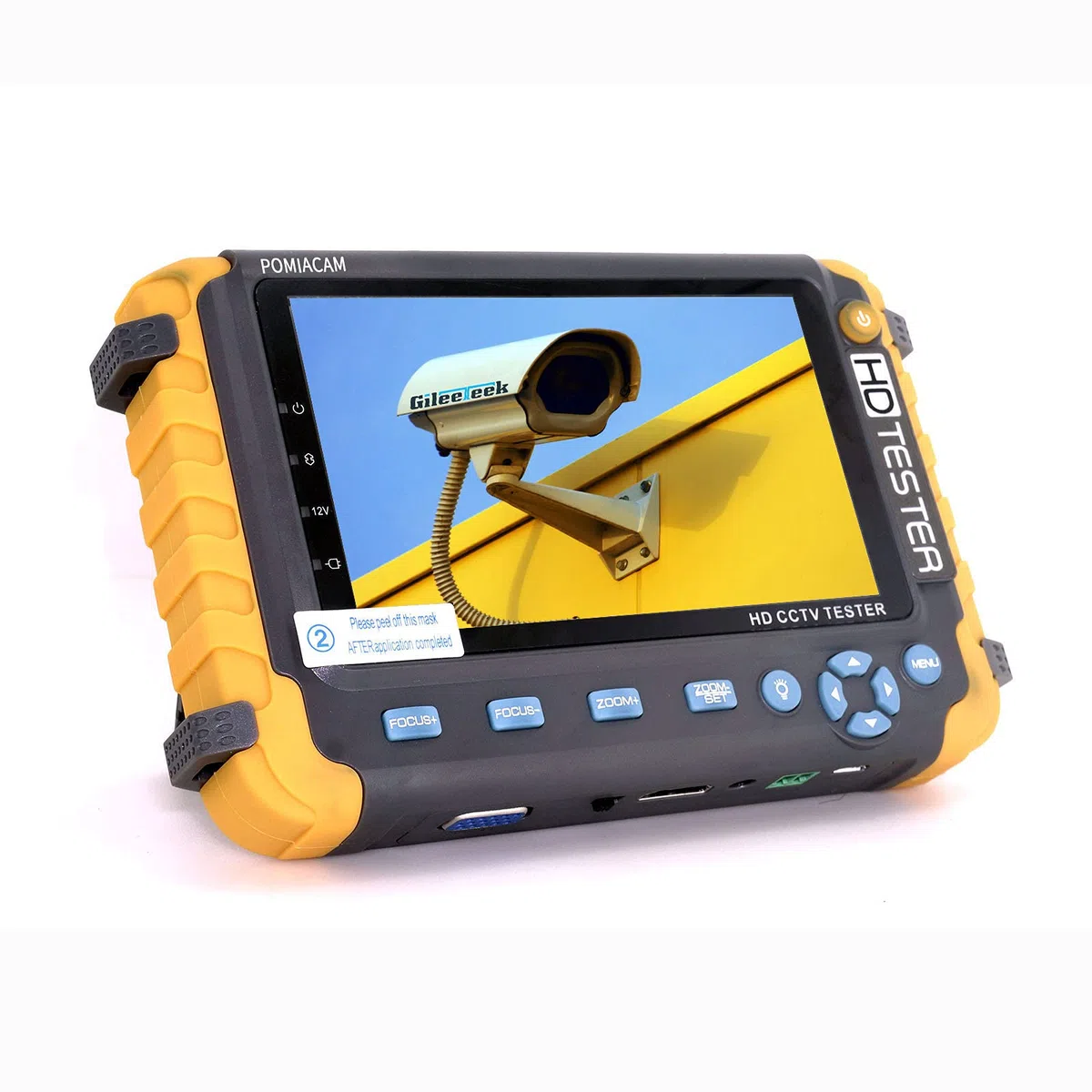 Tester per videocamera di sicurezza, con monitor IV8W da 5 pollici TFT LCD, 4 in 1, 8 MP, AHD, TVI, 8 MP, CVI, CVBS, supporto monitor video HD coassiale, ingresso VGA HDMI, uscita DC 12 V