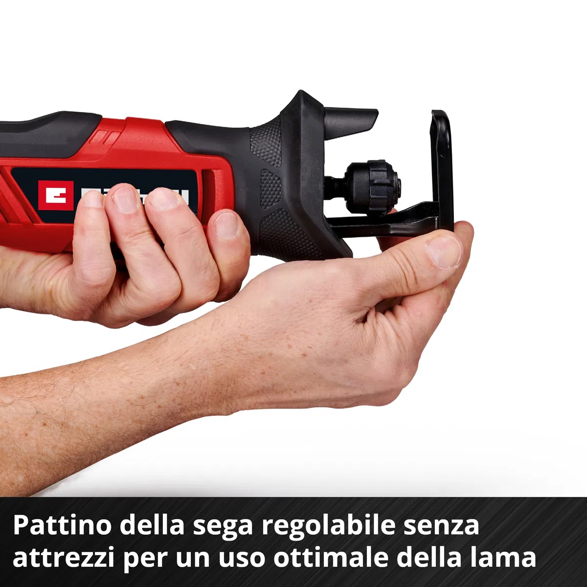 Scopa a batteria EinhellTE-AP 18/13 Li-Sol Power X-Change (18 V, altezza di taglio 13 mm, profondità di taglio 50 mm su legno, forma maneggevole, incl. accessori, batteria esclusa)