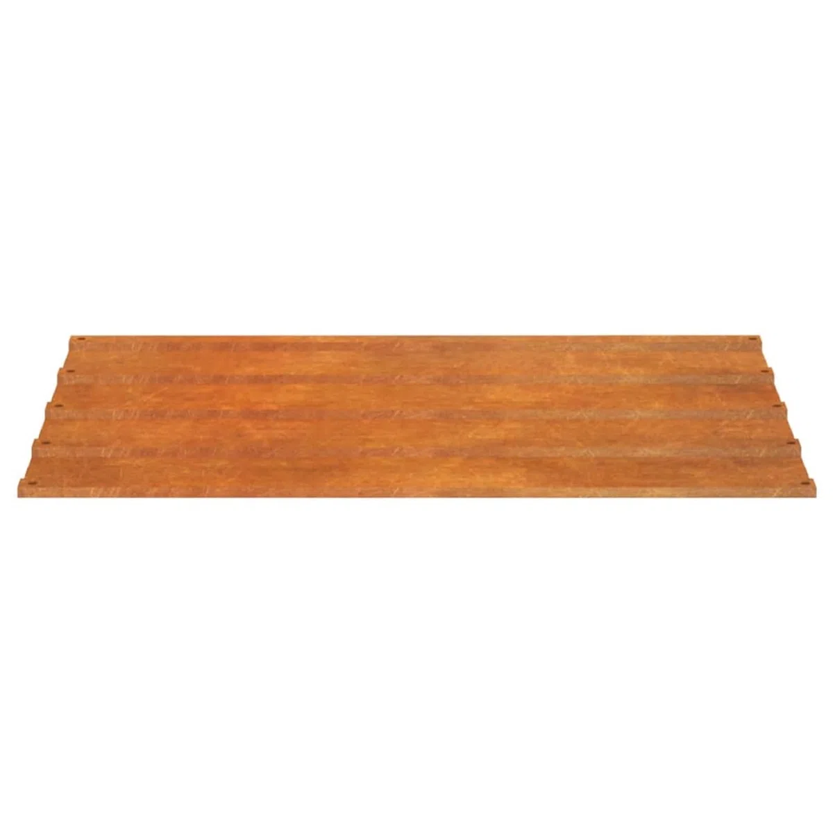 Gecheer Pannelli per Tetto 12 Pezzi, ondulati, 100 x 44 cm, Acciaio corten, per capannoni, maneggi, Garage temporanei, Case mobili e edifici Commerciali