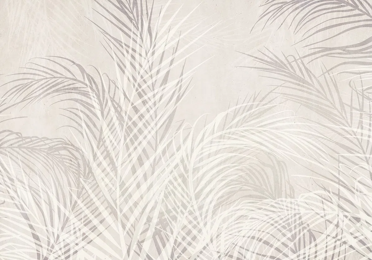 murando - Carta da Parati Adesiva Foglie di palma 343x256 cm Fotomurali Adesivi Murali Rivestimento Parete Moderna per Pareti Adesiva Muro Decorativo Fotomurale Natura Pianta Di Foglie Botanico