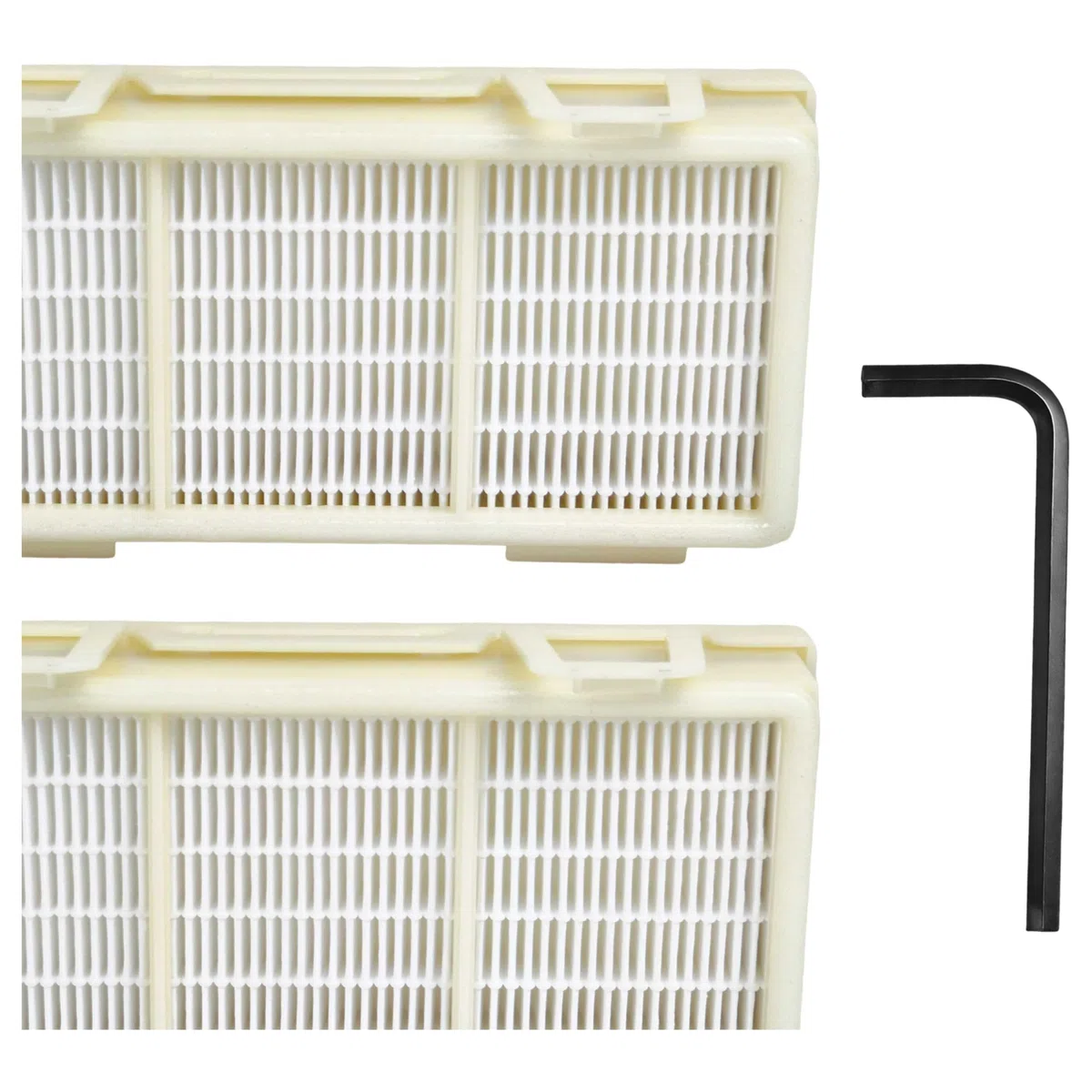 vhbw 4x Filtro HEPA compatibile con Dyson Airblade V HU02, AB12 asciugatore per mani - H13, giallo