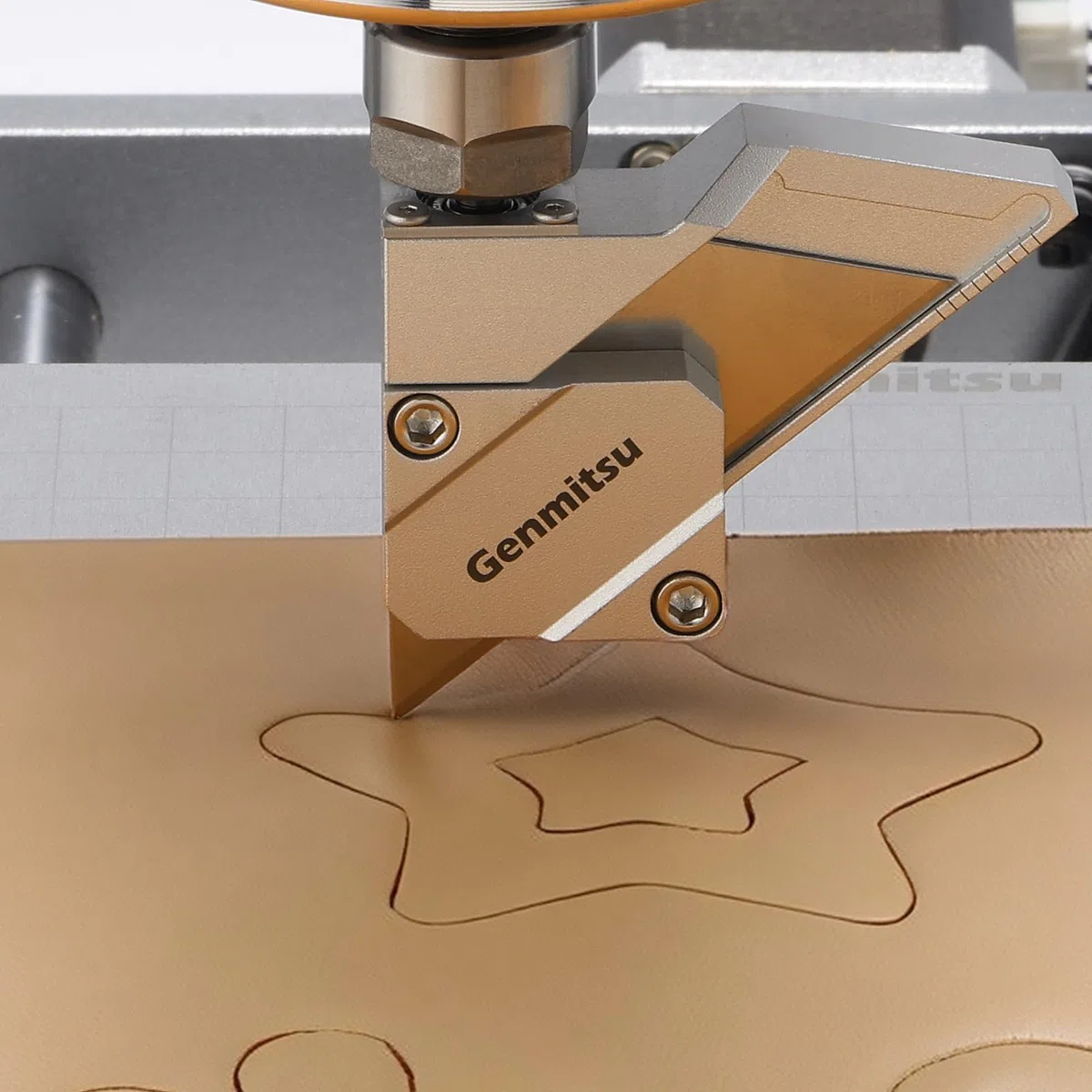 Taglierina a lama trascinata Genmitsu per macchina router CNC, albero di precisione da 1/8" con doppi cuscinetti, taglio fluido di vinile, cartone, plastica, gomma, 10 lame incluse