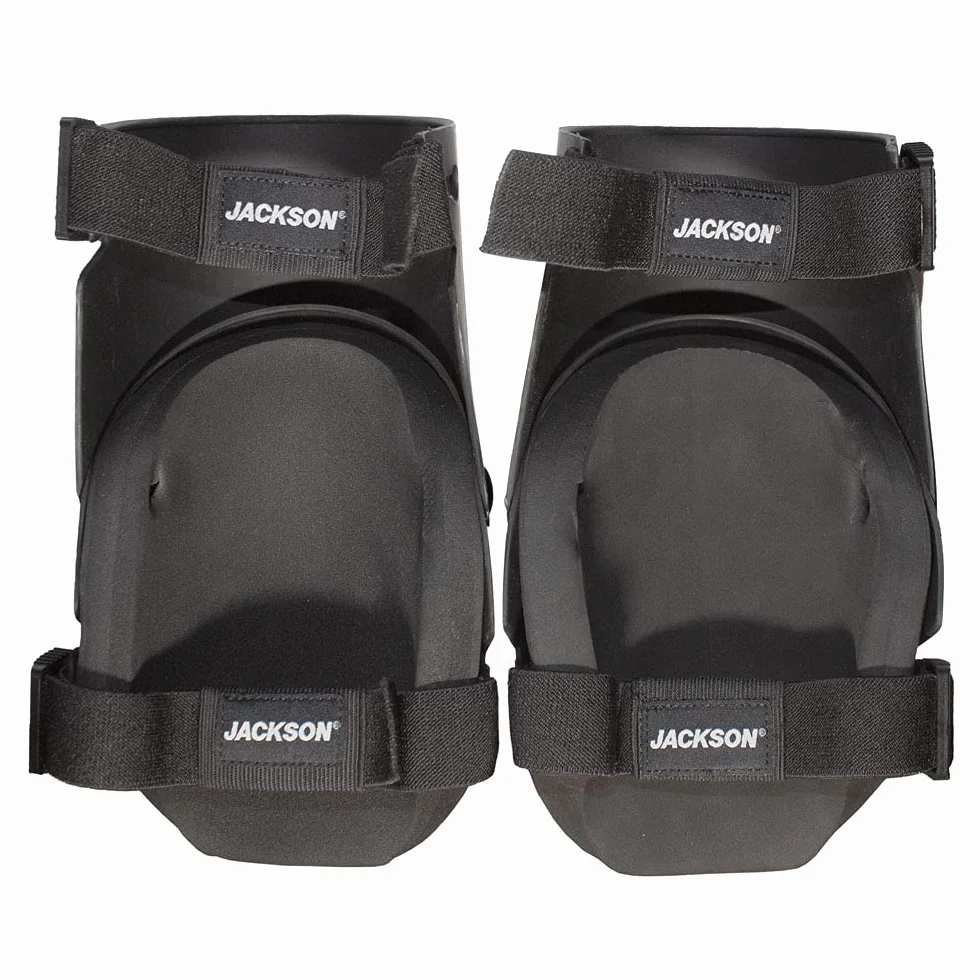 JACKSON SAFETY 95110 Universal, Grey/Orange Ultra-Flex Premium Grade protective durable comfort anti-slip Knee Pads for construction, work, gardening, flooring or DIY, grey