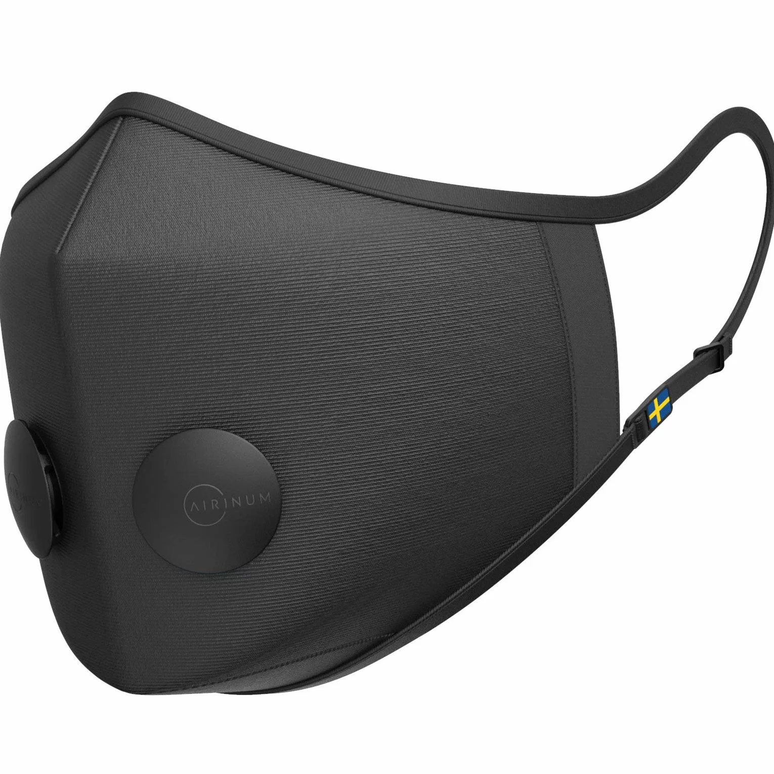 Airinum Urban Air Mask 2.0 - Onyx Black S | Maschera di Protezione Respiratoria Riutilizzabile e Regolabile, Che Protegge Contro L’inquinamento, lo Smog, gli Allergeni e i Batteri