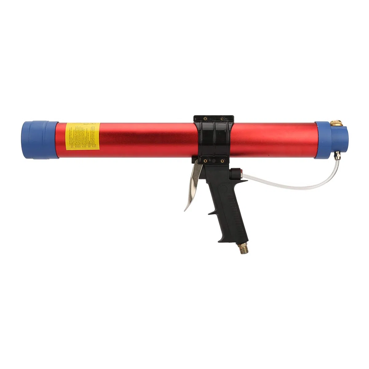 AUTO Pistola a colla pneumatica morbida, pistola a colla pneumatica con indicatore di velocità per la decorazione architettonica (600 ml) cessoria pistola mastic+pistola masticatrice