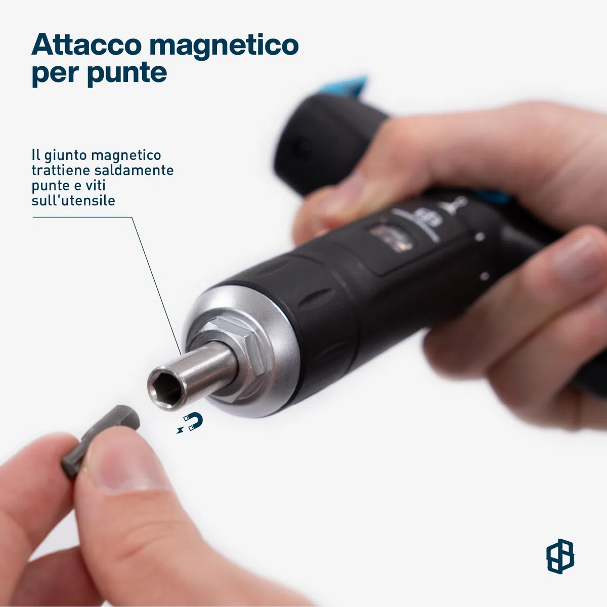 Tyson T by - Chiave dinamometrica da 1/4" per bicicletta, moto, ecc. 2-8 Nm | Cacciavite a coppia piccolo con set di punte a croce, fessura, Torx ed esagonale nel manico a T | 70003