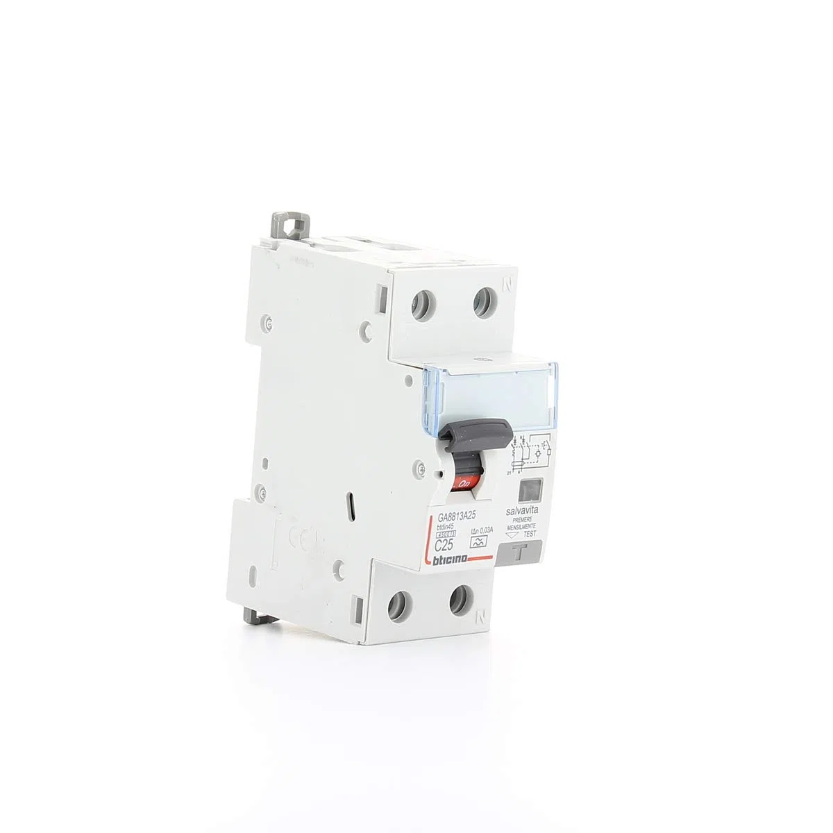 BTicino GA8813AC20 Interruttore Magnetotermico Differenziale, 20 A