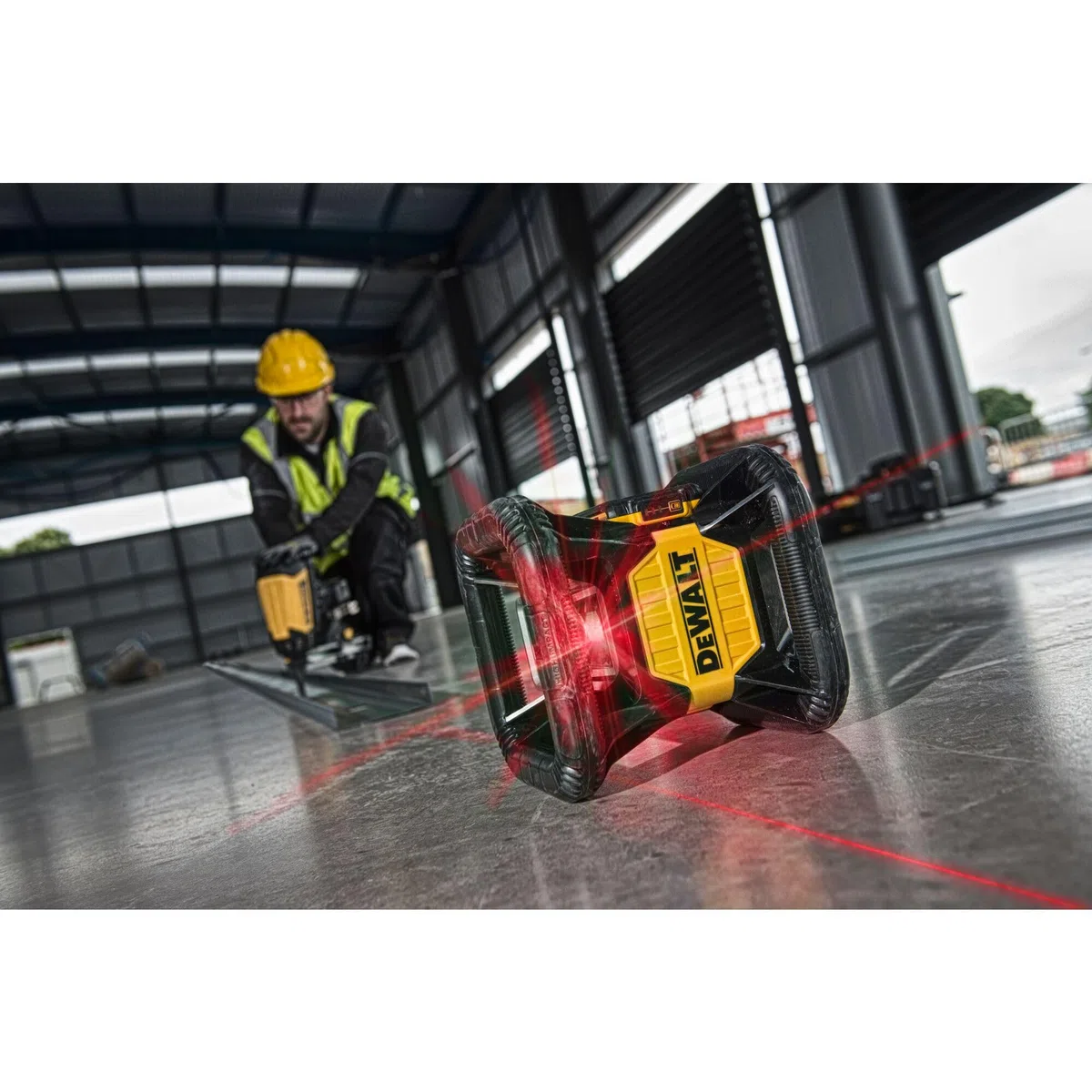 Dewalt Dce079D1R-Qw Laser Rotante con Raggio Rosso, 18 V
