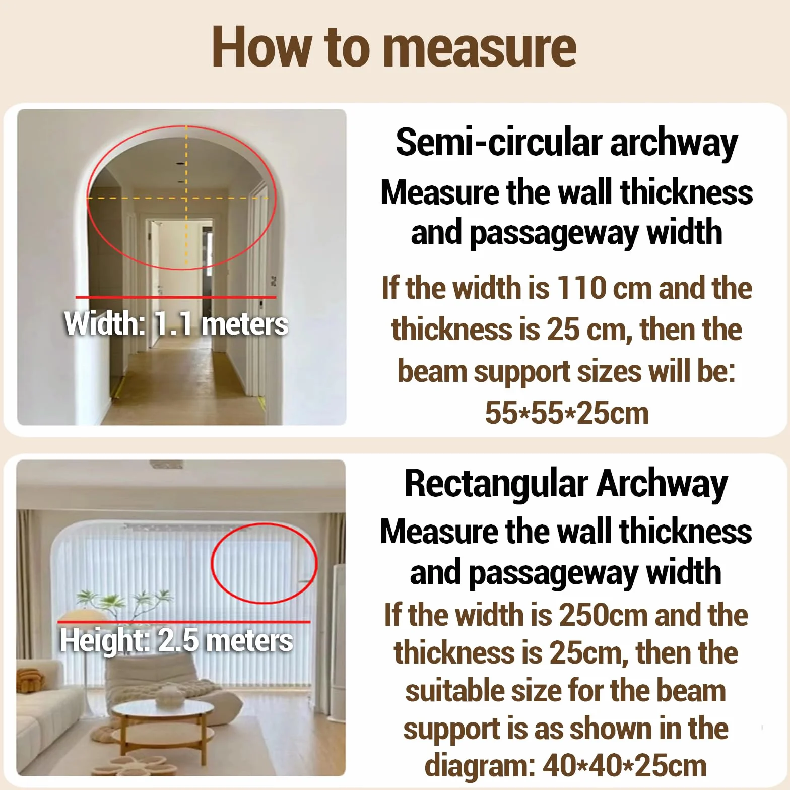Kit Arco Angolare Porta Semicircolare,Kit Arco per Porta Interna,Kit 2 Archi per Porta,Porta Ad Arco in Schiuma,Leggero E Facile da Usare,per Porte Interne