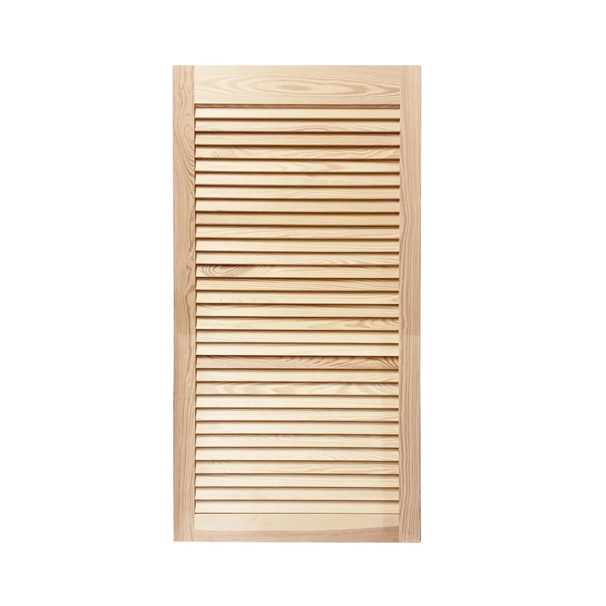 Onlywood Antine in Legno Massello Naturale - Sportello in Legno struttura a Persiana - Ante per cucina muratura o per creare mobili fai da te 494 x 993 h. mm