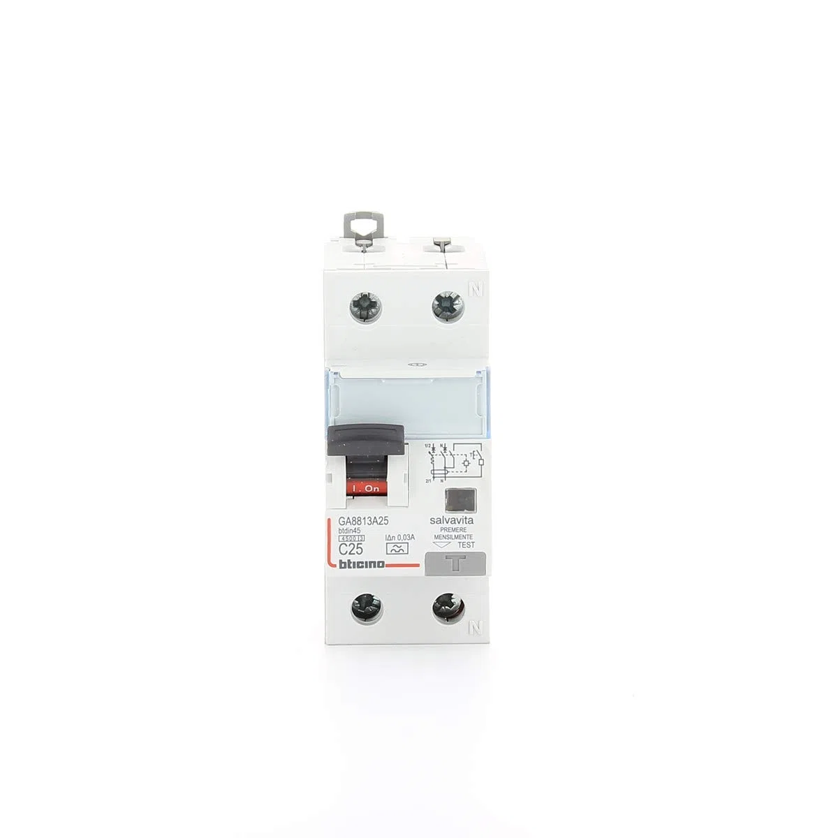 BTicino GA8813AC20 Interruttore Magnetotermico Differenziale, 20 A