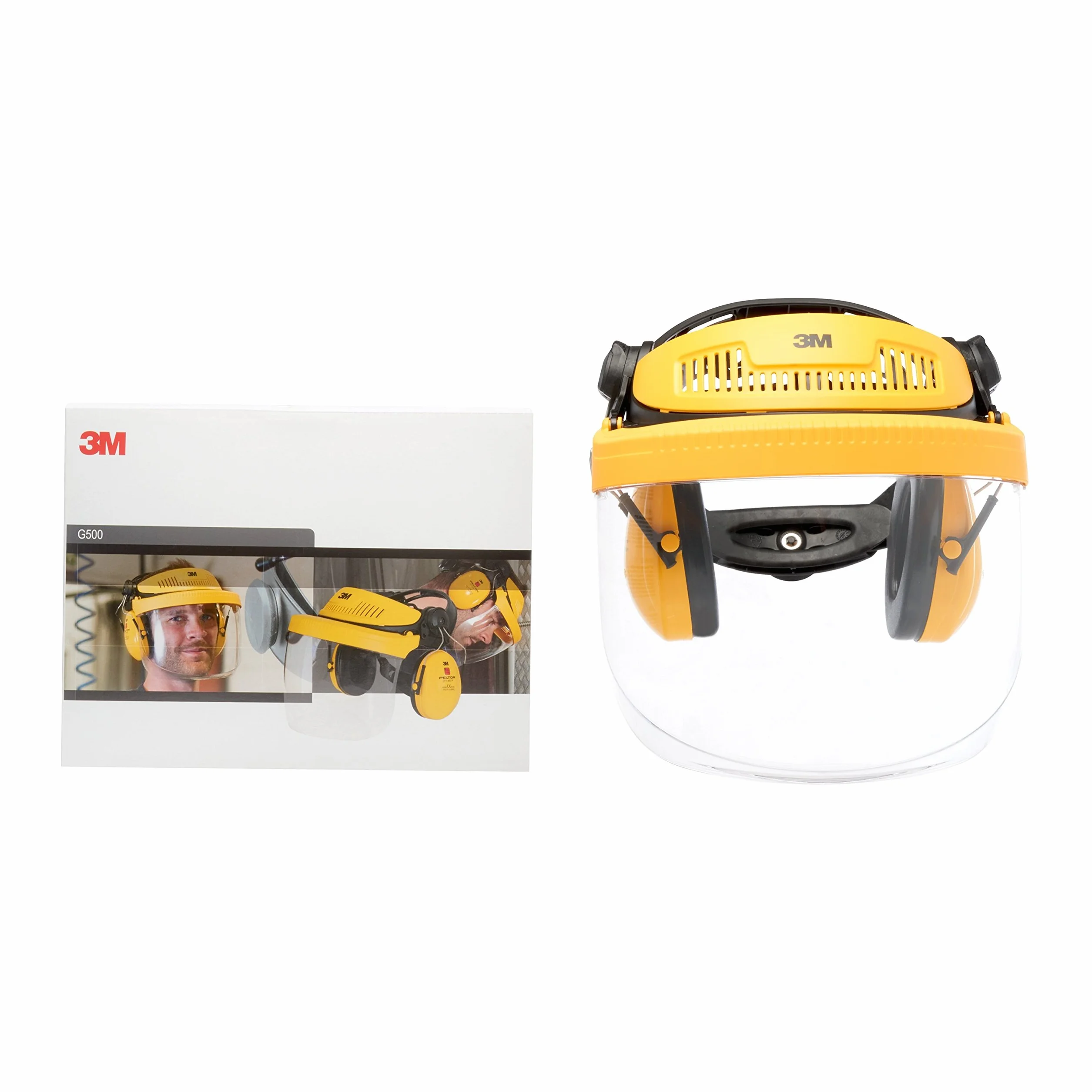 3M G500 - Protezione per il viso, colore: Giallo