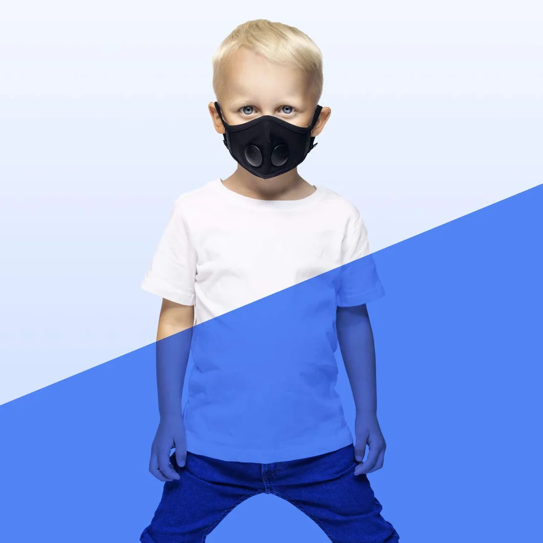 Airinum Urban Air Mask 2.0 - Onyx Black S | Maschera di Protezione Respiratoria Riutilizzabile e Regolabile, Che Protegge Contro L’inquinamento, lo Smog, gli Allergeni e i Batteri