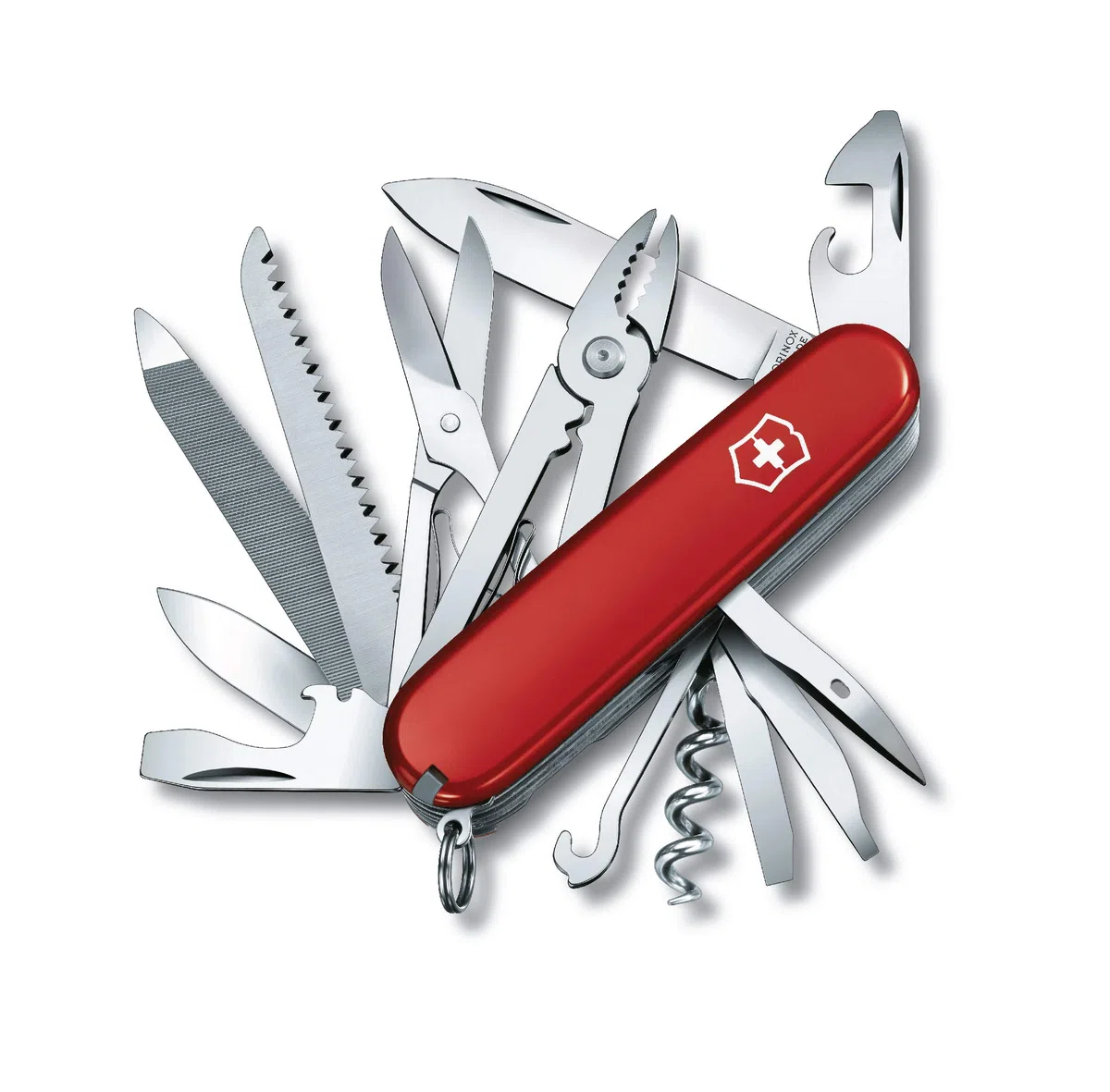 Victorinox Handyman, coltellino svizzero multiuso, coltello tascabile multifunzione, 24 funzioni, lama, pinzette, forbici