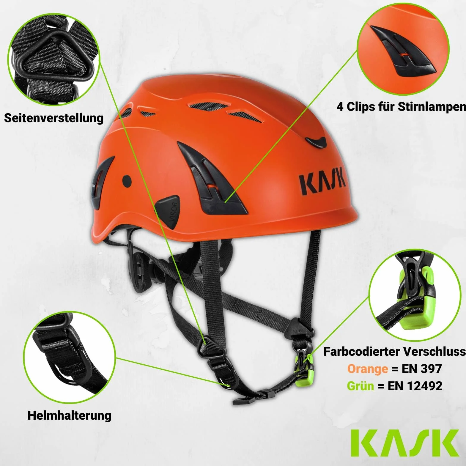 Kask KASK, SUPERPLASMA PL EN 12492 ELMETTO ANTICADUTA, NEW 2023 (BIANCO)