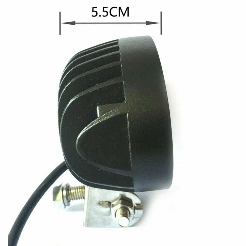 Generico 8 Pezzi LED Luce 24W Faro Da Lavoro Ovale Faro Barca Camion Lavoro Faretto 138 * 85mm 12V 24V 24W 2280Lmn