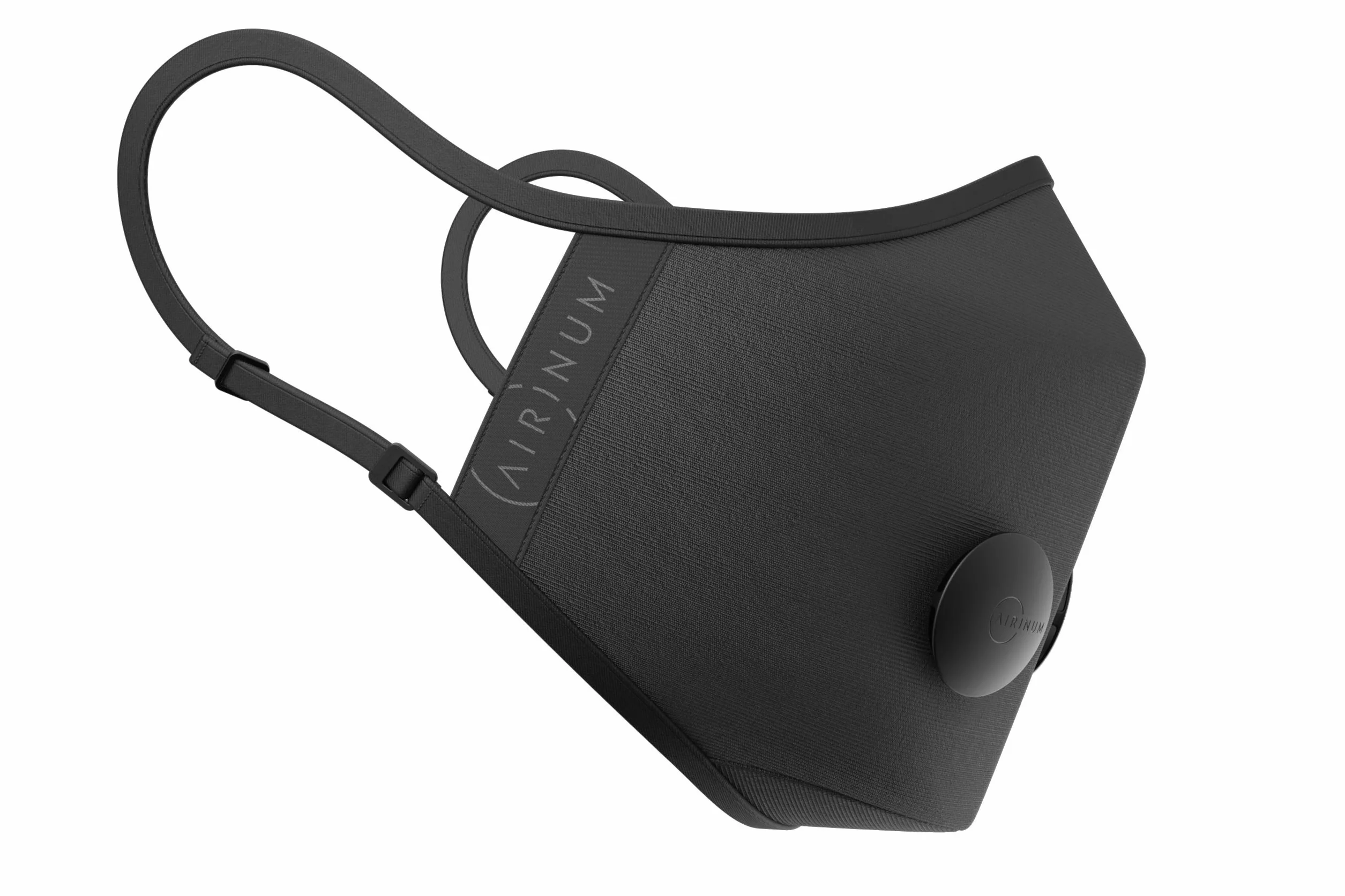 Airinum Urban Air Mask 2.0 - Onyx Black S | Maschera di Protezione Respiratoria Riutilizzabile e Regolabile, Che Protegge Contro L’inquinamento, lo Smog, gli Allergeni e i Batteri