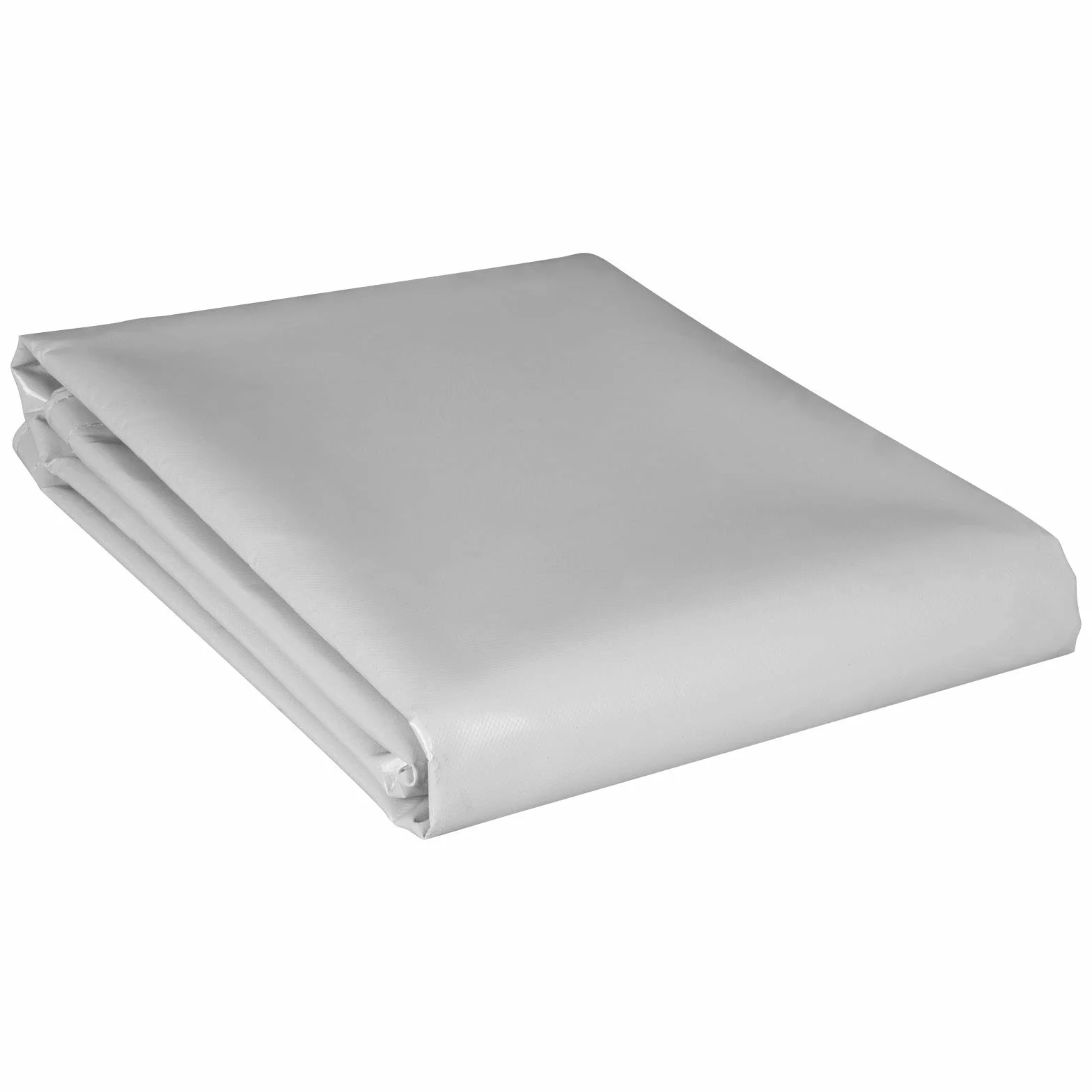 WOLTU Telo Idrorepellente EsternoTelone di copertura con occhielli Protezione Rinforzato PVC 500g/m², Telo Protettivo Multiuso per Barche, Legno, Piscina, Mobili da giardino, Auto, 3x4m, Grigio Chiaro